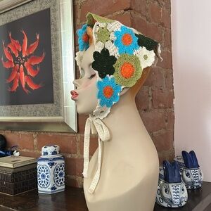 Knitted Triangle Scarf